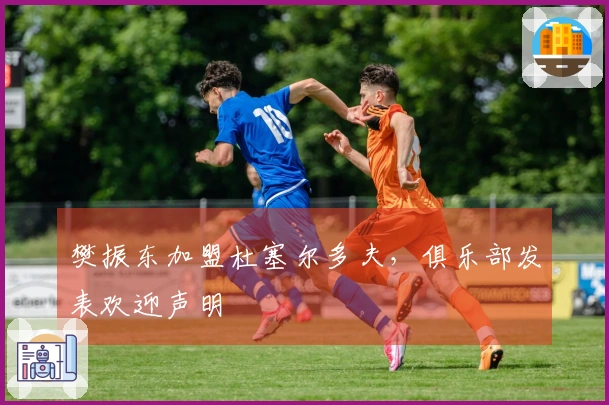 樊振东加盟杜塞尔多夫，俱乐部发表欢迎声明